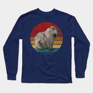 Capybara Sunset Long Sleeve T-Shirt